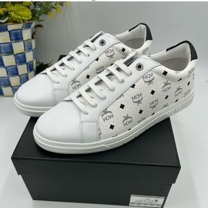 MCM White and Black Men's Sneakers size 10 US